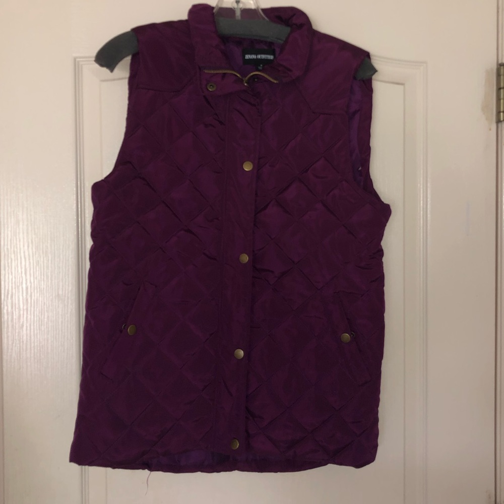 Purple Puffy Vest